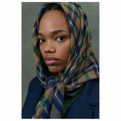 Femme Louise Misha Écharpes, Foulards*Foulard Mekness Carreaux Laine - Collection Femme |
