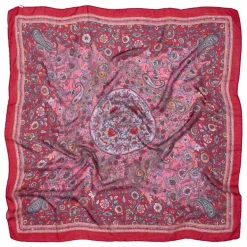 Outlet Becksöndergaard Foulard Sosaisley Sia Soie | Rouge