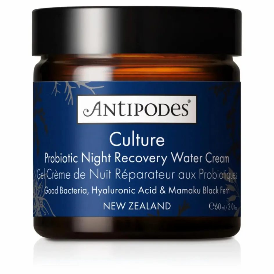 Hot Antipodes Gel crème de nuit réparateur aux probiotiques Culture - 60 ml Non teinté