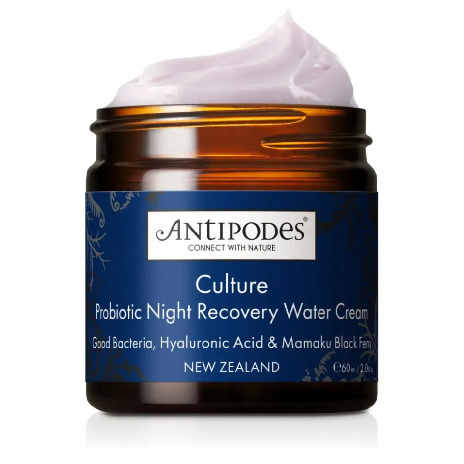 Hot Antipodes Gel crème de nuit réparateur aux probiotiques Culture - 60 ml Non teinté