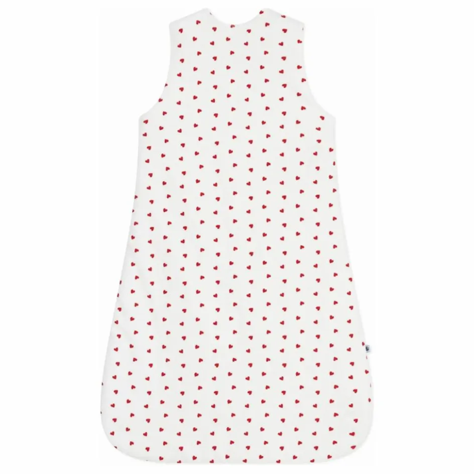 Sale Petit Bateau Gigoteuse Cœurs | Blanc