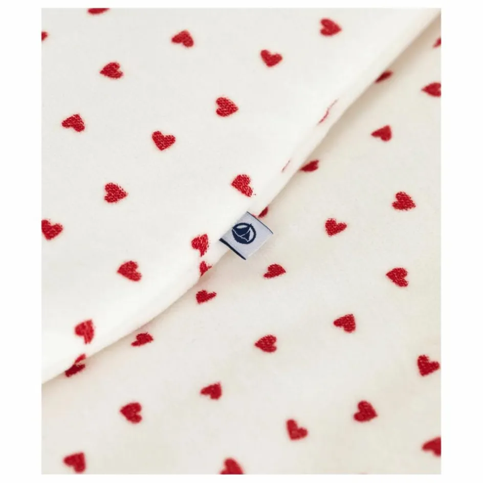 Sale Petit Bateau Gigoteuse Cœurs | Blanc