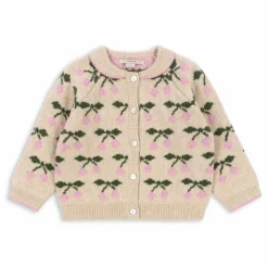 Konges Sløjd Gilet Belou Cerises Laine ||Enfant Pulls, Gilets|Pulls, Gilets