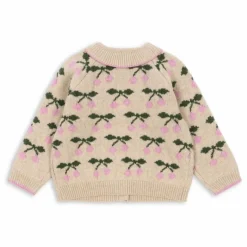 Konges Sløjd Gilet Belou Cerises Laine ||Enfant Pulls, Gilets|Pulls, Gilets
