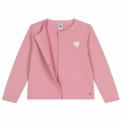 Enfant Petit Bateau Pulls, Gilets*Gilet Binette Molleton Bio |