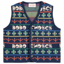 Bobo Choses Gilet Bobo Laine et Cachemire ||Enfant Pulls, Gilets|Pulls, Gilets
