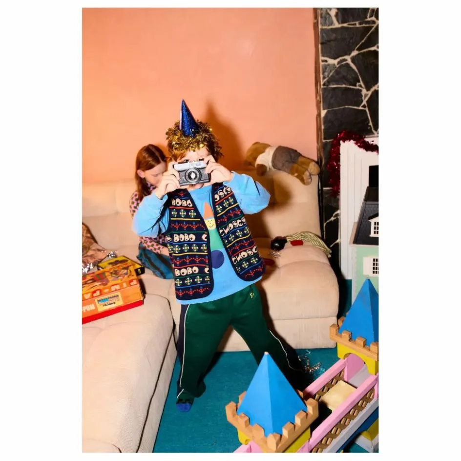 Bobo Choses Gilet Bobo Laine et Cachemire ||Enfant Pulls, Gilets|Pulls, Gilets