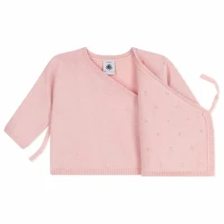 Gilet Cache-Cœur Pointelle Laine | Pulls, Gilets