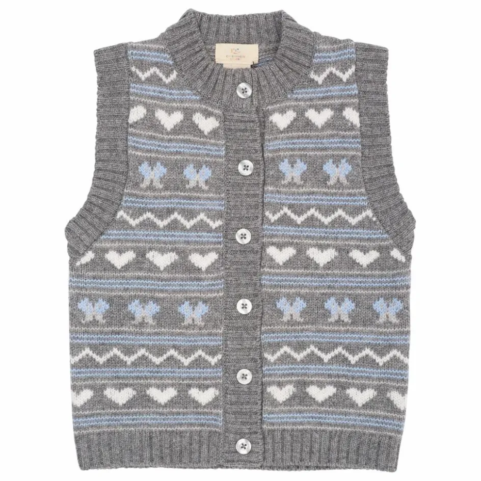 Discount Copenhagen Colors Gilet Cachemire | Gris