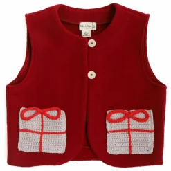 Enfant Kalinka Pulls, Gilets|Pulls, Gilets*Gilet Cadeaux de Noël Laine Feutrée Mérinos |