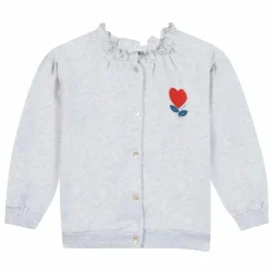 Enfant Bonton Pulls, Gilets*Gilet Chiné New York Molleton |