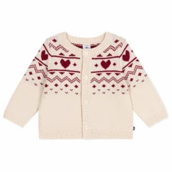 Online Gilet Cœurs Laine Bébé | Pulls, Gilets