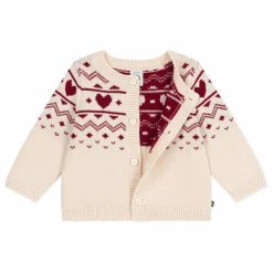 Online Gilet Cœurs Laine Bébé | Pulls, Gilets