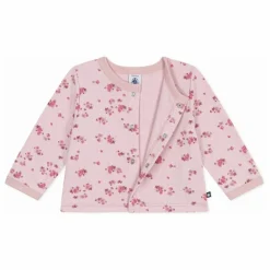 Petit Bateau Gilet Fleuri Pointelle Coton Bio || Pulls, Gilets