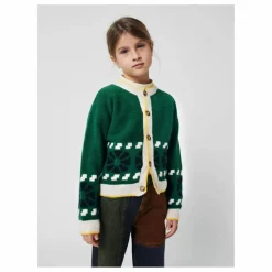 Enfant Bobo Choses Pulls, Gilets|Pulls, Gilets*Gilet Jacquard Laine |