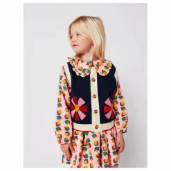 Enfant Bobo Choses Pulls, Gilets*Gilet Kaleidoscope Coton Bio |