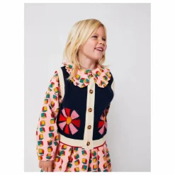 Enfant Bobo Choses Pulls, Gilets*Gilet Kaleidoscope Coton Bio |