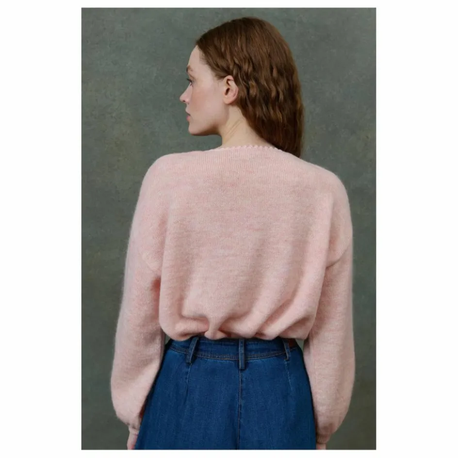 Best Louise Misha Gilet Lunami - Collection Femme | Rose poudré