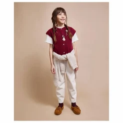 Búho Gilet Lurex Fibres Recyclées ||Enfant Pulls, Gilets