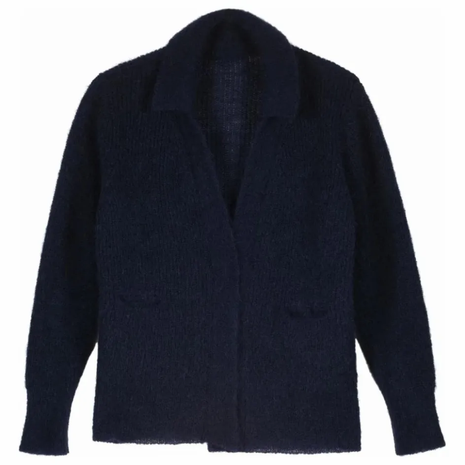 Leon & Harper Gilet Marloup Core Super Kid Mohair ||Femme Pulls, Gilets