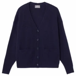 Bompard Gilet Oversize Cachemire | Bleu marine