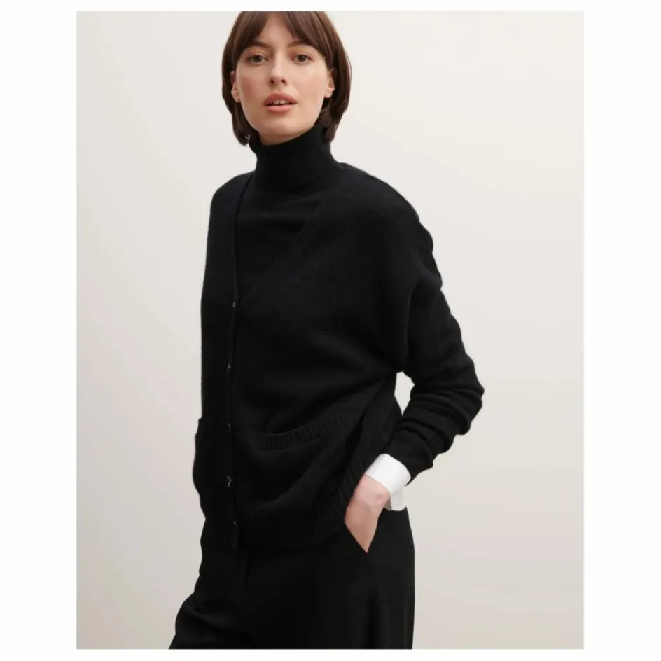 Bompard Gilet Oversize Cachemire | Bleu marine
