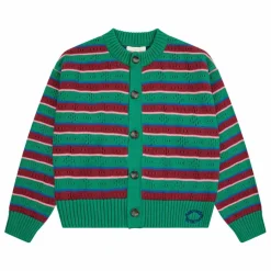 Enfant Bobo Choses Pulls, Gilets*Gilet Rayé Coton Bio |