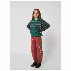 Enfant Bobo Choses Pulls, Gilets*Gilet Rayé Coton Bio |