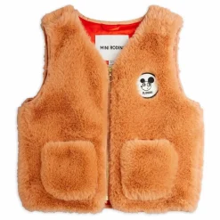 Enfant Mini Rodini Pulls, Gilets|Pulls, Gilets*Gilet Ritzratz Façon Fourrure |