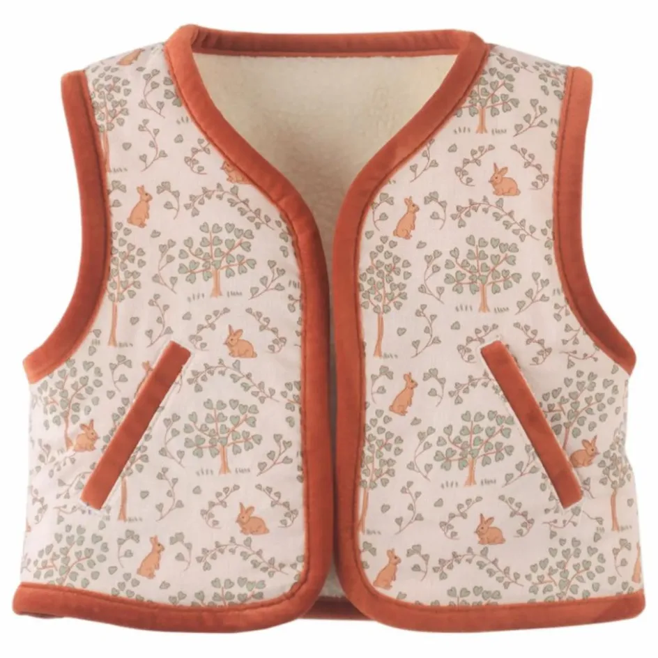 Clearance Gingersnaps Gilet Réversible Glade | Ecru