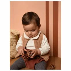 Lililotte Pulls, Gilets|Pulls, Gilets*Gilet Sans Manches Agathe Façon Fourrure Bébé |