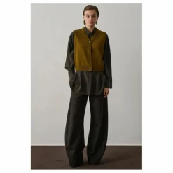 Sale Soeur Gilet Sans Manches Chiara Laine Mérinos | Bronze