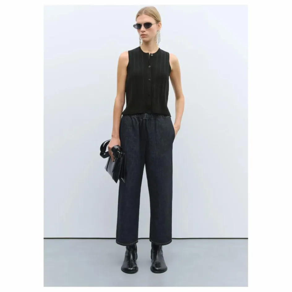 Femme Cordera Pulls, Gilets*Gilet Sans Manches Côtelé Laine Mérinos Extra Fine |