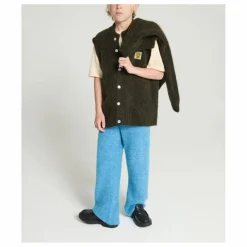 Sale American Vintage Gilet Sans Manches East Alpaga | Vert kaki