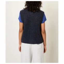 Femme American Vintage Pulls, Gilets*Gilet Sans Manches East Alpaga |