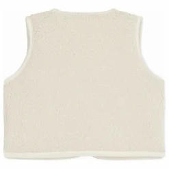 Petit Bateau Gilet Sans Manches Fleuri | Ecru