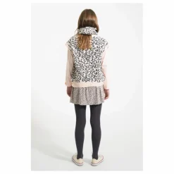 Online Piupiuchick Gilet Sans Manches Léopard Laine | Rose pâle
