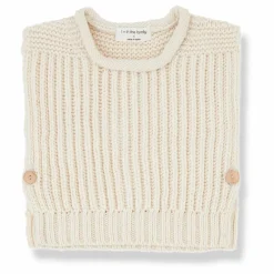 Clearance 1+ in the family Gilet Sans Manches Philo Laine | Ecru