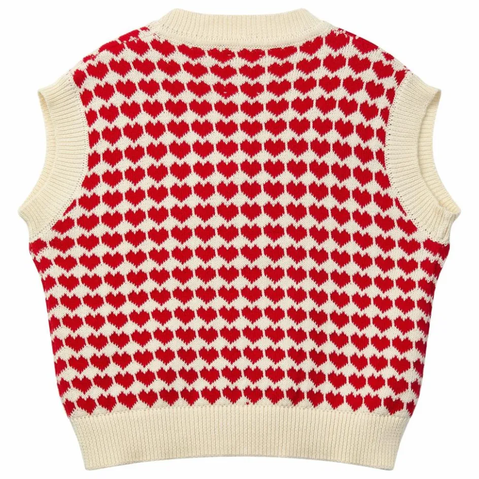 New Wynken Gilet Sans Manches The Lovers Coton Bio | Ecru