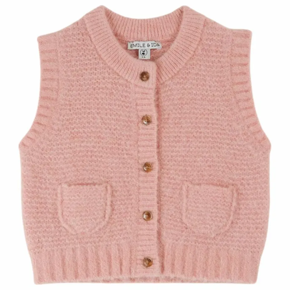 Clearance Gilet Sans Manches Uni Laine | Enfant Pulls, Gilets