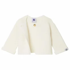 Petit Bateau Pulls, Gilets|Pulls, Gilets*Gilet Tricot Point Mousse Fabalero Coton Bio |
