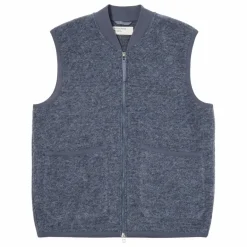 Universal Works Gilet Zippé Sans Manches ||Homme Doudounes, Parkas, Vestes