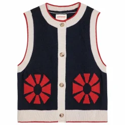 Bobo Choses Gilets Sans Manches Flower - Collection Femme ||Femme Pulls, Gilets