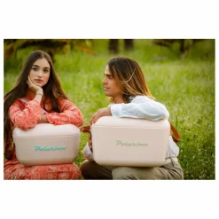 Polarbox Glacière avec anse colorée | Nude