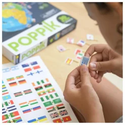 Outlet Poppik Globe à construire Drapeaux Multicolore