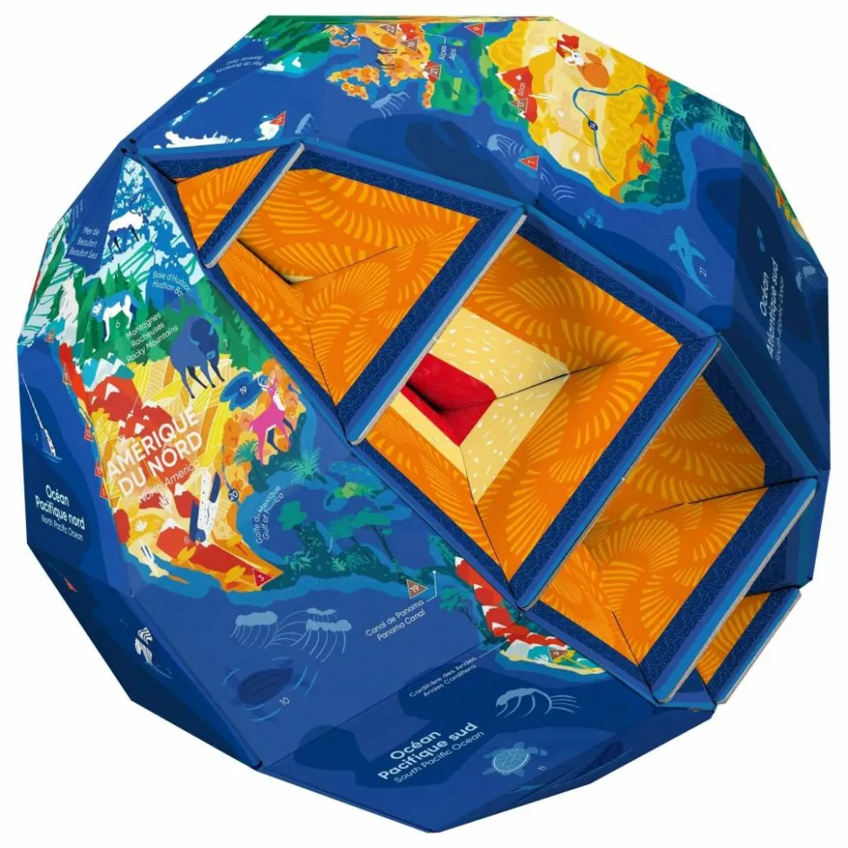 Poppik Jeux Éducatifs*Globe à construire Notre Planète