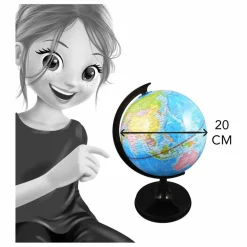 Discount Buki Globe terrestre 20 cm Multicolore