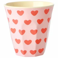 Discount Rice Gobelet Cœurs | Rose pâle