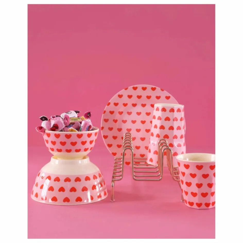 Discount Rice Gobelet Cœurs | Rose pâle