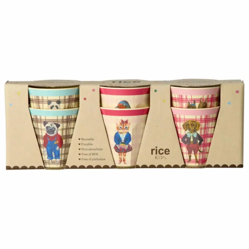 Hot Rice Gobelets - Set de 6 - x Nathalie Lété Multicolore